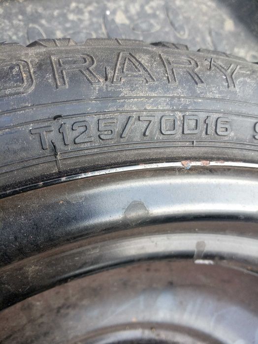 toyota YARIS III 2011- koło dojazdowe 16 4x100 klucz lewarek zestaw
