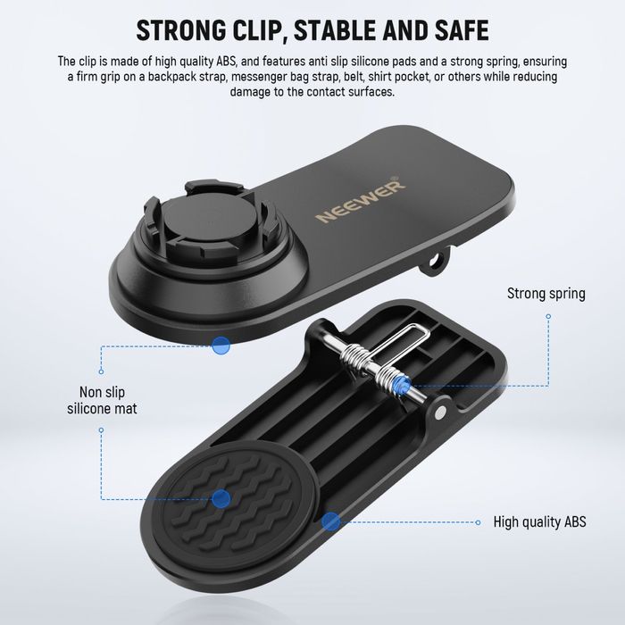 NEEWER GP22 Magnetic Backpack Strap Clip для екш.