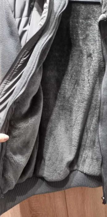 Casaco de inverno super quente com pelo e impermeável no tronco