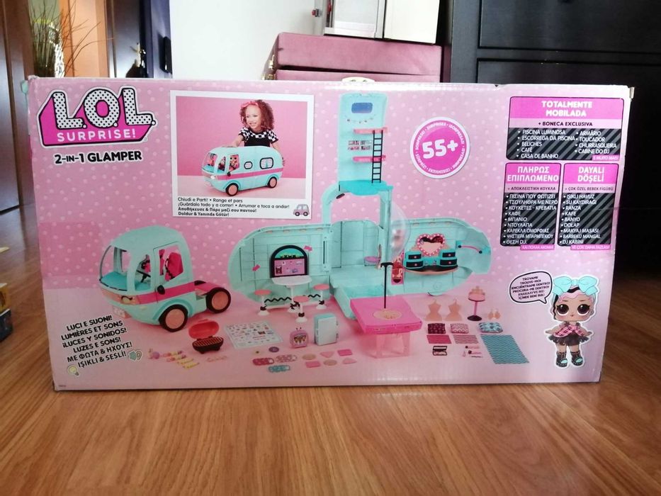 Conjunto 01 - Carrinha LOL 2-in-1 Glamper