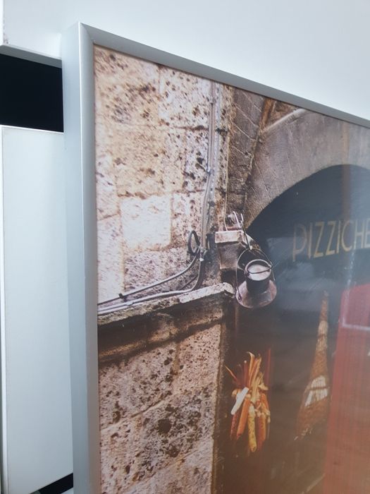 Duży plakat w aluminiowej antyramie 92cm×62cm