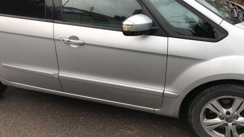 Ford GALAXY MK3 DRZWI prawy przod PRAWE przednie / 66 srebrne / ladne