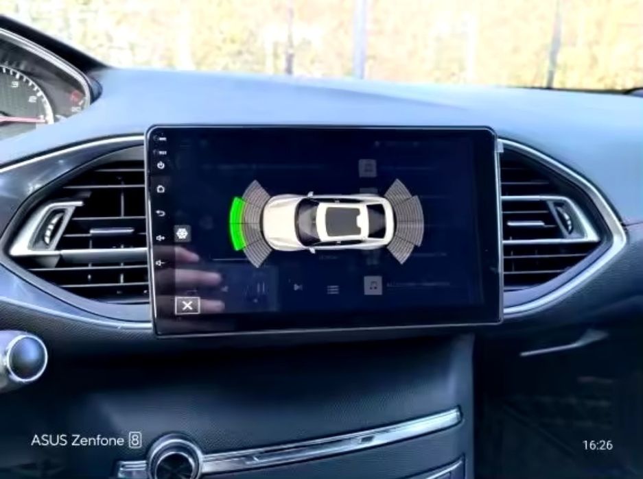 Rádio Peugeot 308 Android 14 com GPS (Novo)