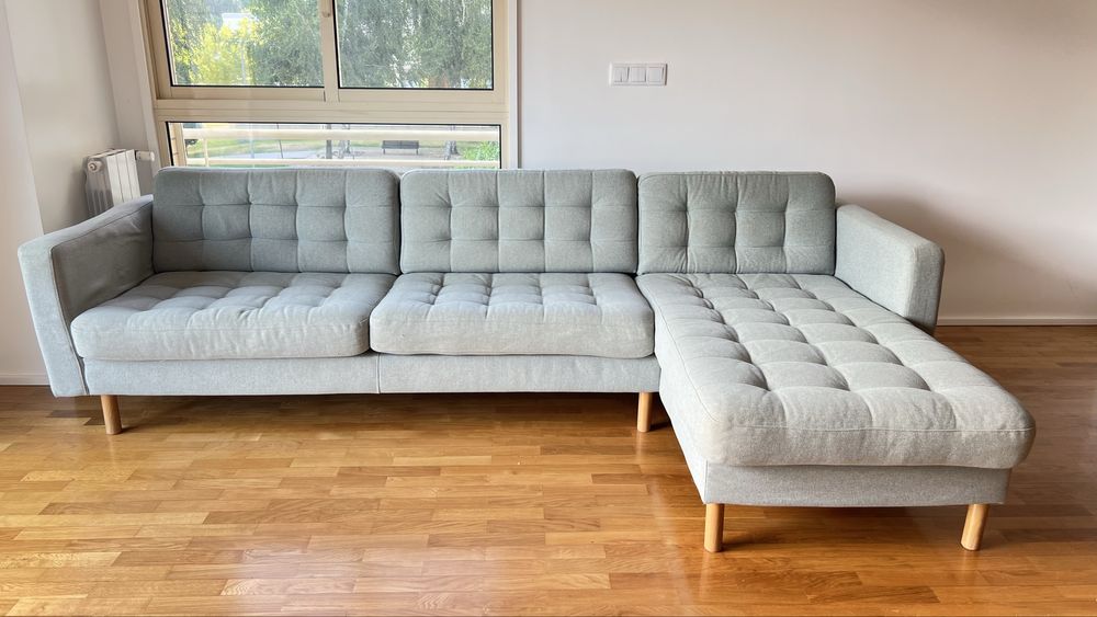 Sofa com chaise 4 lugares