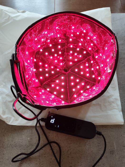 Laserowa czapka na porost włosów Laser Cap Hat-01 LLLT nowa komplet