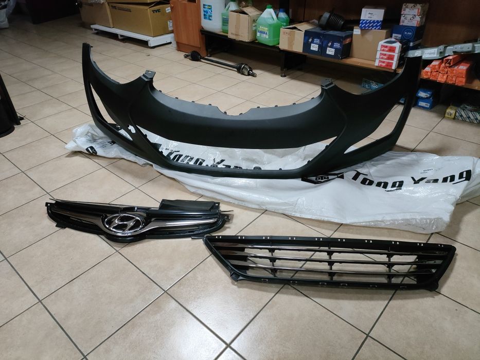 Бампер передній Hyundai Elantra MD 13-15 хюндай елантра мд рестайл