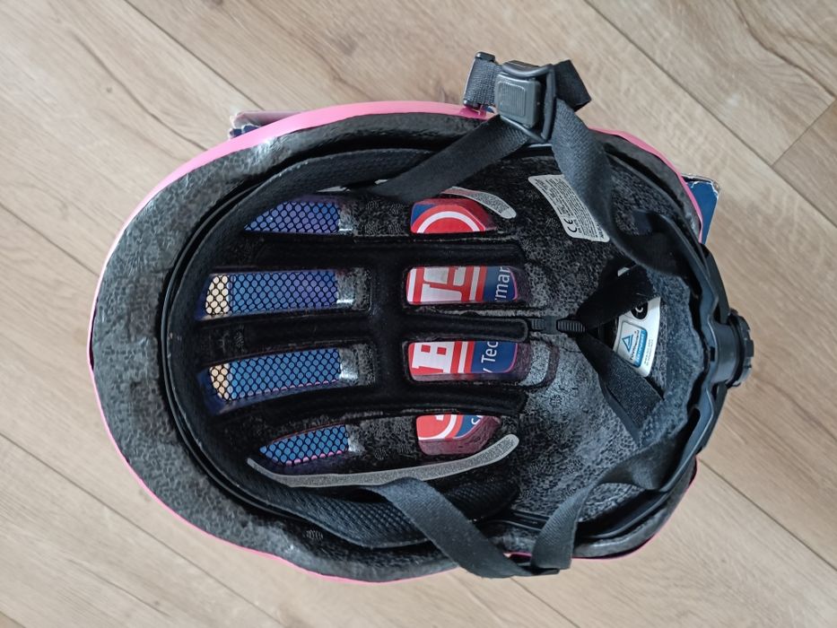 Kask rowerowy dziewczęcy Abus Smiley 3.0 M50-55cm