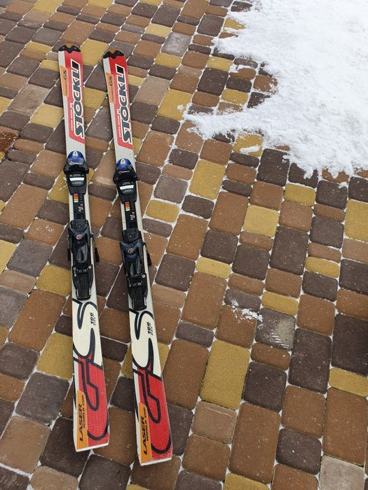 Продам комплектом лижі і ботінки 41.