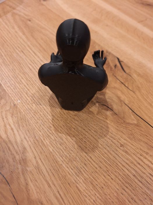 Czrny stojak Spider man