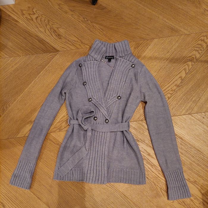 Sweter Stradivarius szary