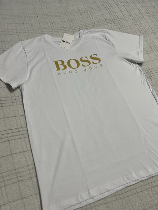 Koszulka T-shirt bawełniany męski Boss M L XL XXL