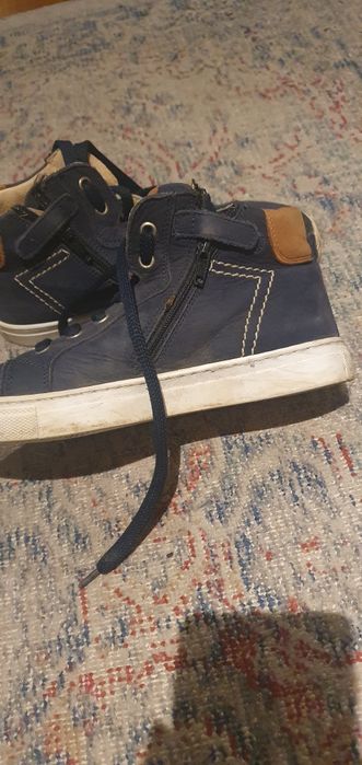 Buty trampki wysokie 34 granatowe