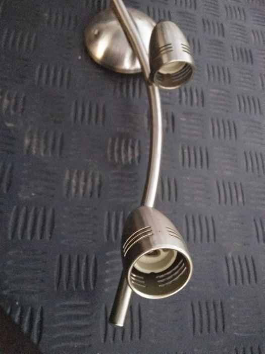 Żyrandol lampa styl nirdzewka 4 x spot light  dekor