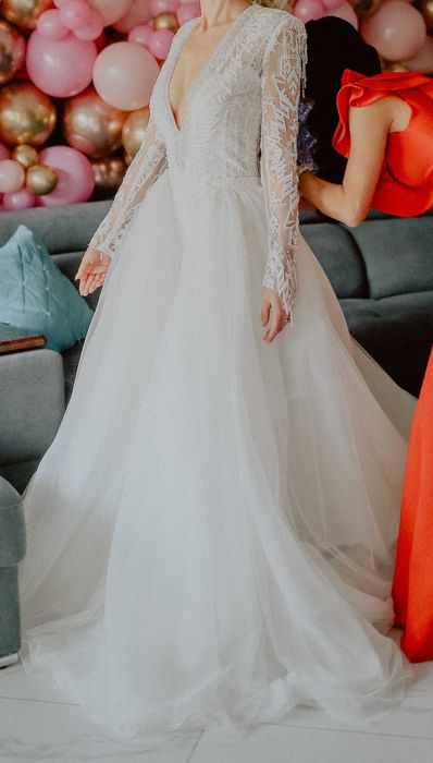 Zjawiskowa suknia PRONOVIAS, glamour ! 2w1