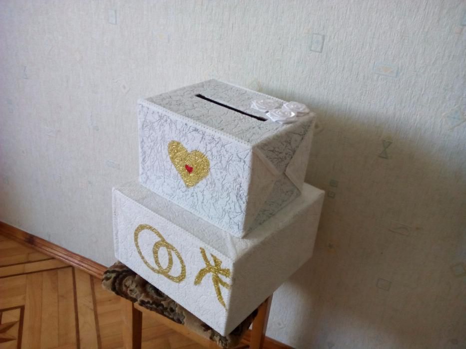 Весільна коробка  Свадебна для денег