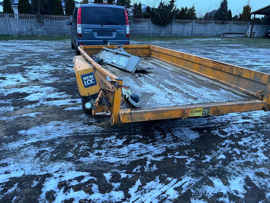 Przyczepka do przewozu mini koparki 3500 dmc