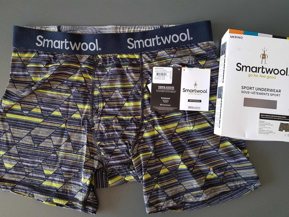Boxers Smartwool em lã merino tamanho L cores variadas