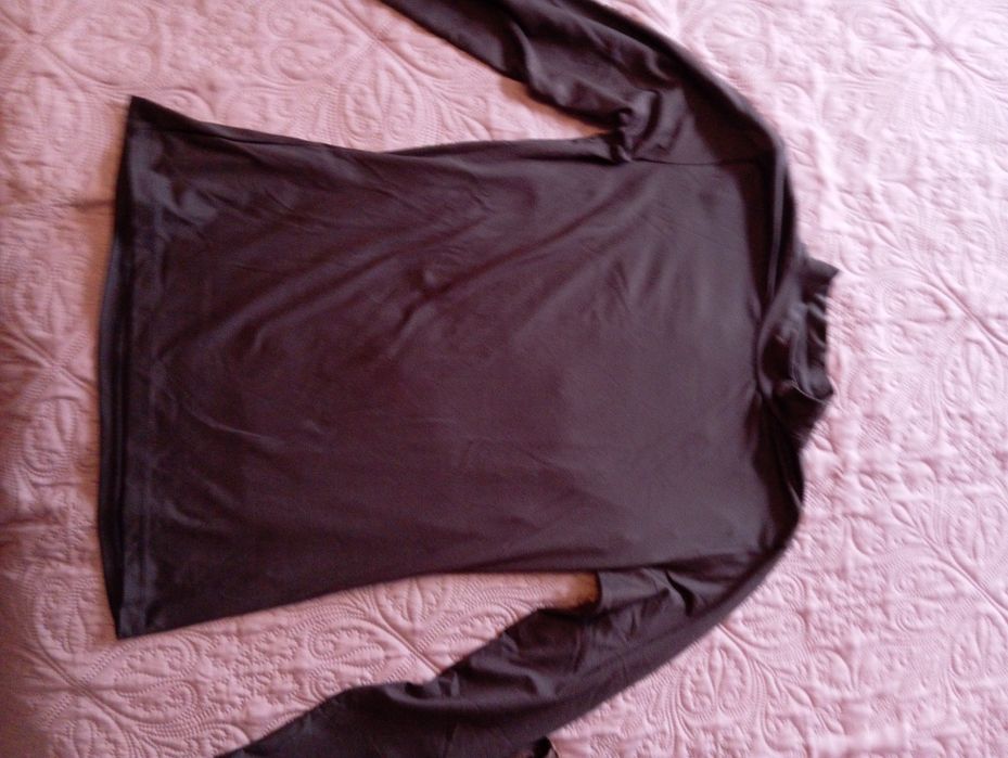 Vestido hippie lindo malha, 3 camisolas, 3 calças castanho terra