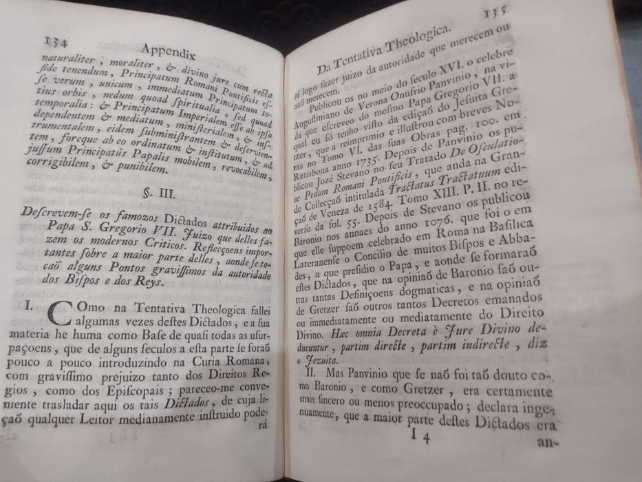 Appendix e Illustração da Tentativa Theologica 1768 Antonio Pereira