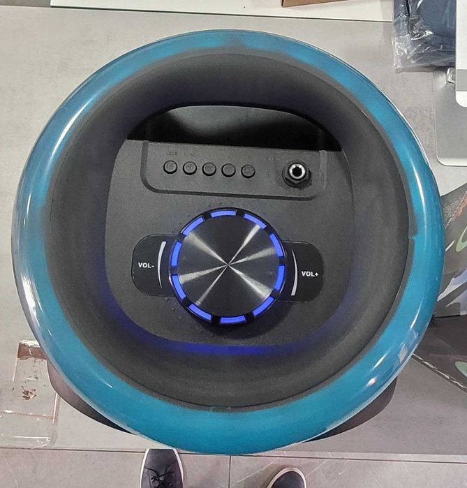 Потужна Bluetooth 80 см колонка MS-2057BT-W 60W з радіомікрофоном, з L
