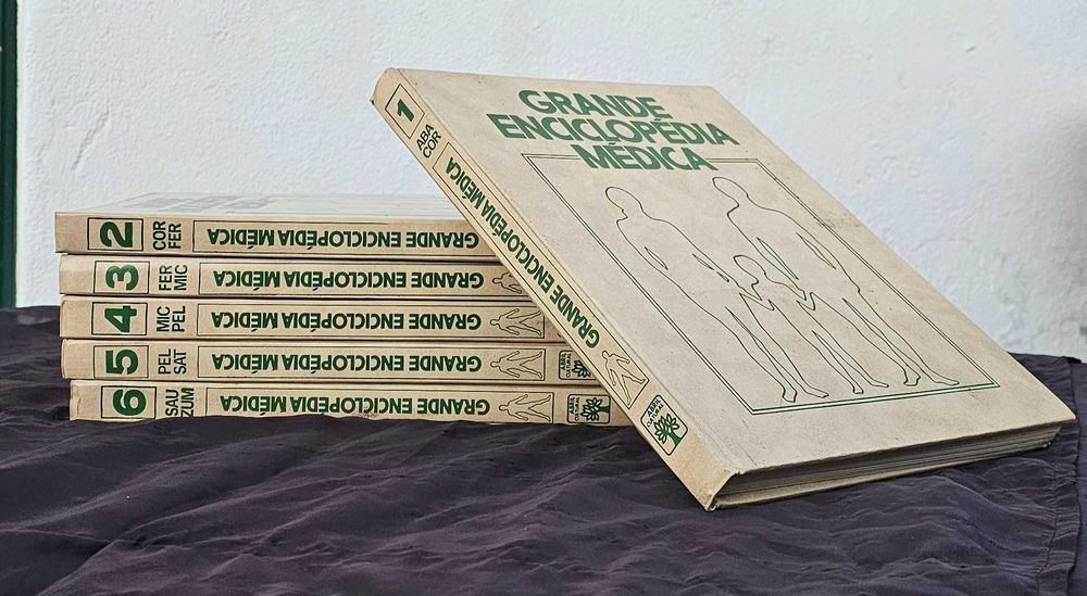 Grande Enciclopédia Médica Ilustrado 6 volumes (Português)