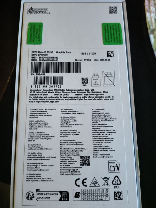 Smartfon oppo Reno 13fs 5g