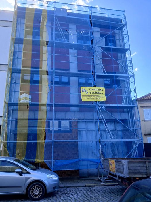 Montagem e desmontagem de andaimes aluguer do mesmo e transporte