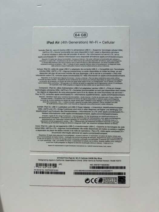 Ipad Air 4 - 64GB515212554651586561