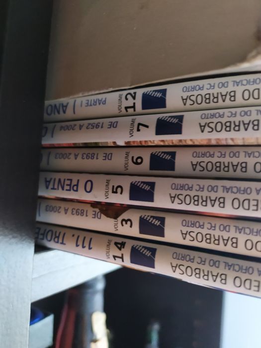 6 Volumes de livros da historia do fc porto