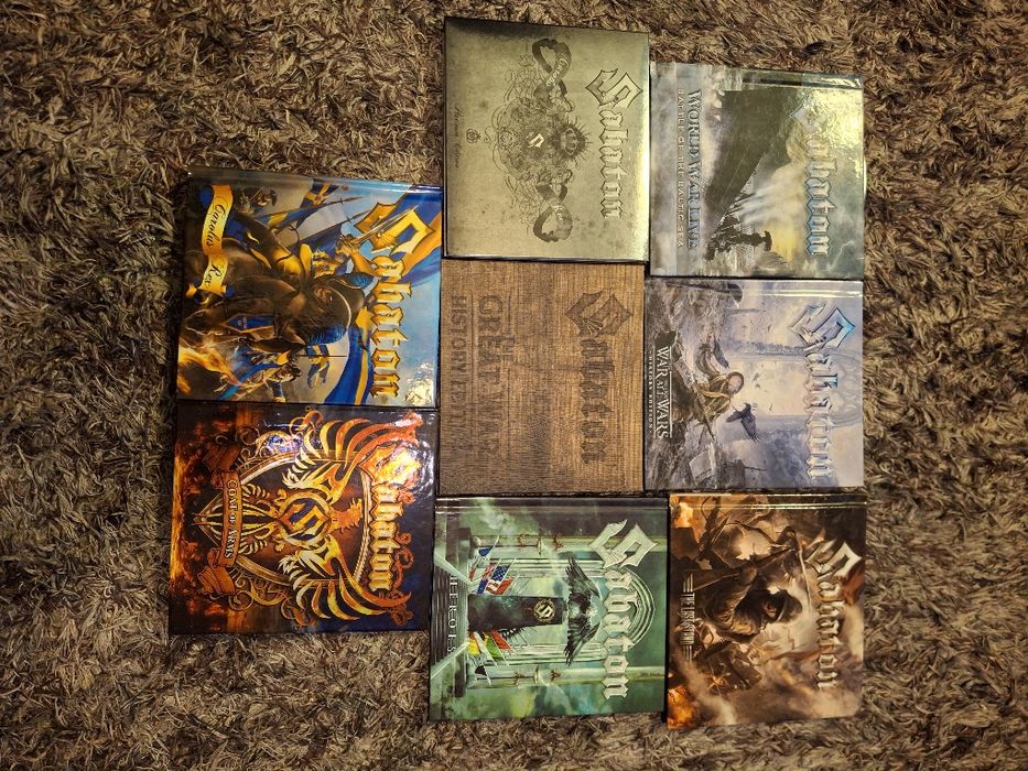 8 Płyt CD zespołu "Sabaton"