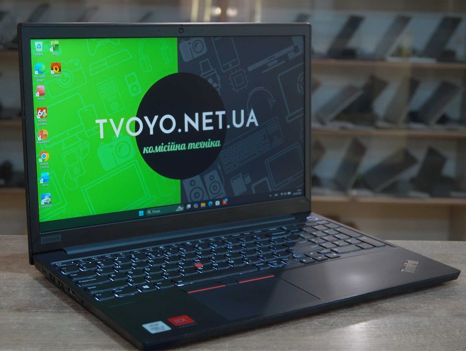 ГАРАНТІЯ Lenovo ThinkPad E15 (IPS/Core i7-10510U/RAM 8ГБ DDR4/SSD 256ГБ/Radeon RX 640 2ГБ)TVOYO