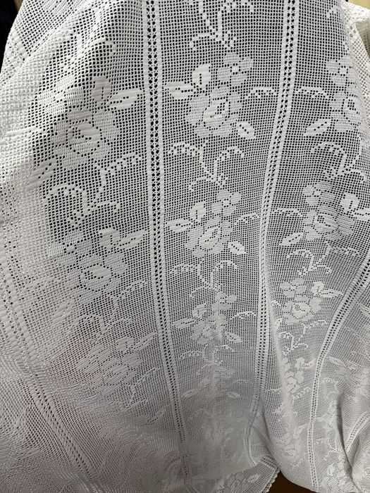 Toalha em croche linha fina