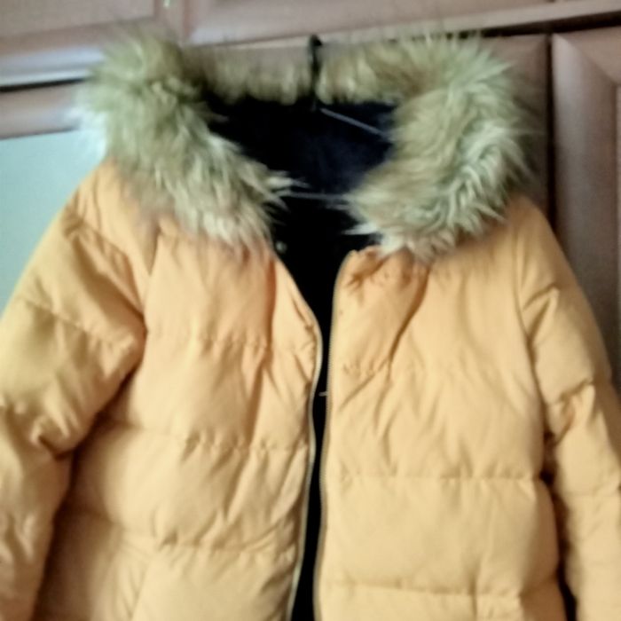 Kurtka 2w1  dwustronna puchowa Zara M