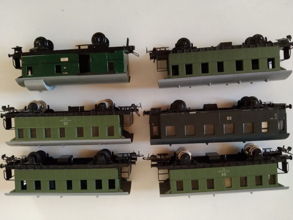 Kolejka wagony DR zestaw 9 szt