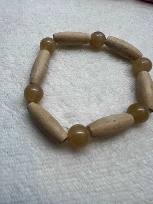 Bransoletka drewno drewniana wood wooden boho etno 5