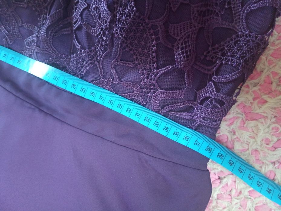 Sukienka wyjściowa fioletowa 40/42 jak nowa