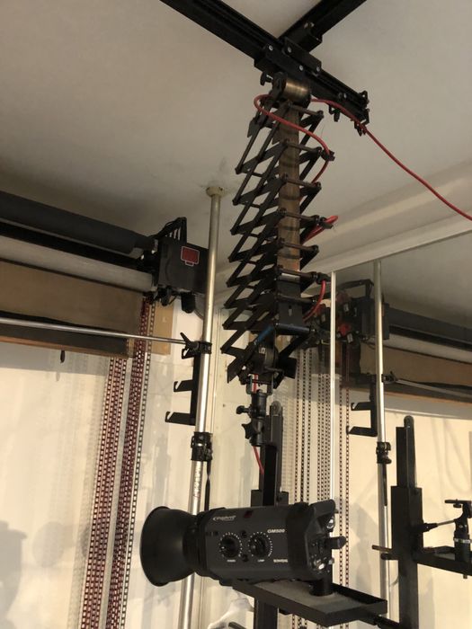 Estudio fotografico suspenso Manfrotto profissional.