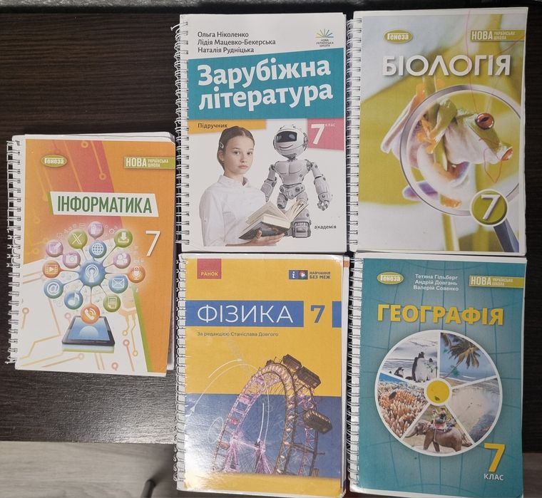 Підручники 7 клас