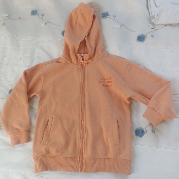 Bluza kaptur morelowa
