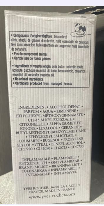 Yves Rocher Iris Noir парфумована вода Secrets d'Essences