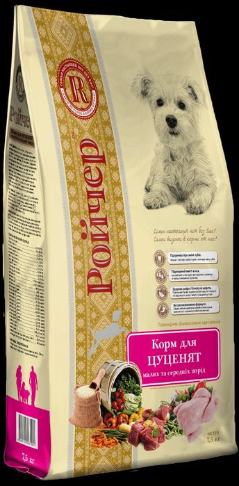 Корм Ройчер для котів і собак
