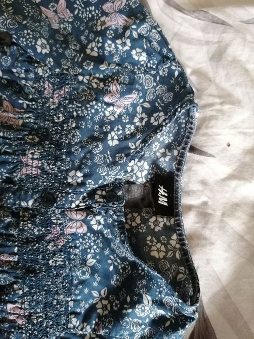 Koszula bluzka dla dziewczynki  z długim rękawem  r 104