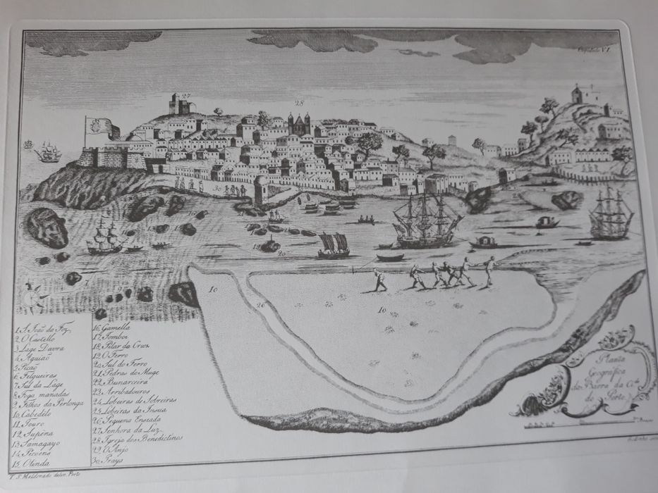 2 Reproduções vista aérea Porto