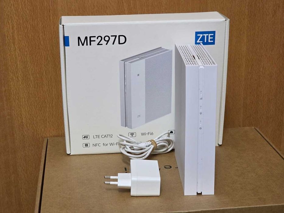 Router ZTE MF297D 4G LTE WIFI 6 Bez Simlocka Zestaw
