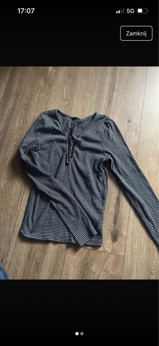 Bluzka prazkowana granatowa bardzo fajna