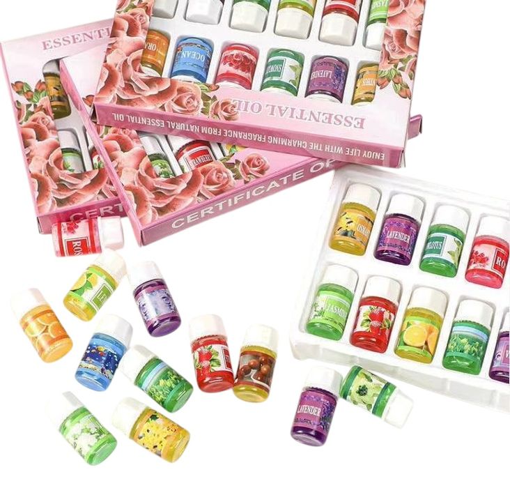 Olejki eteryczne zestaw z nawilżaczami powietrza