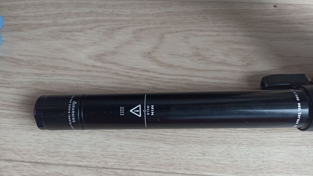 Sztyca  Regulowana 31,6 TranzX Pro RFR 120mm kabel na zewnątrz