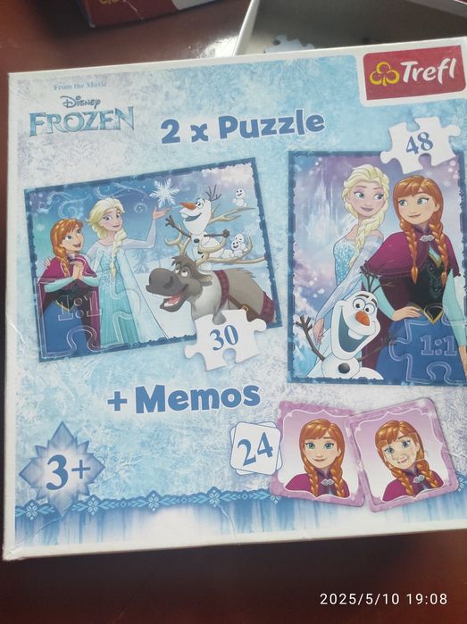 Kraina Lodu, puzzle 2w1