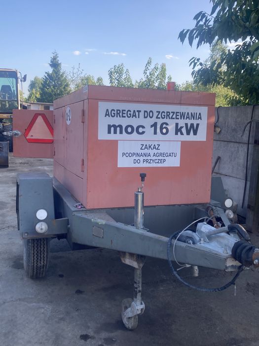 Agregat prądotworczy 16KW na przyczepie jednoosiowej