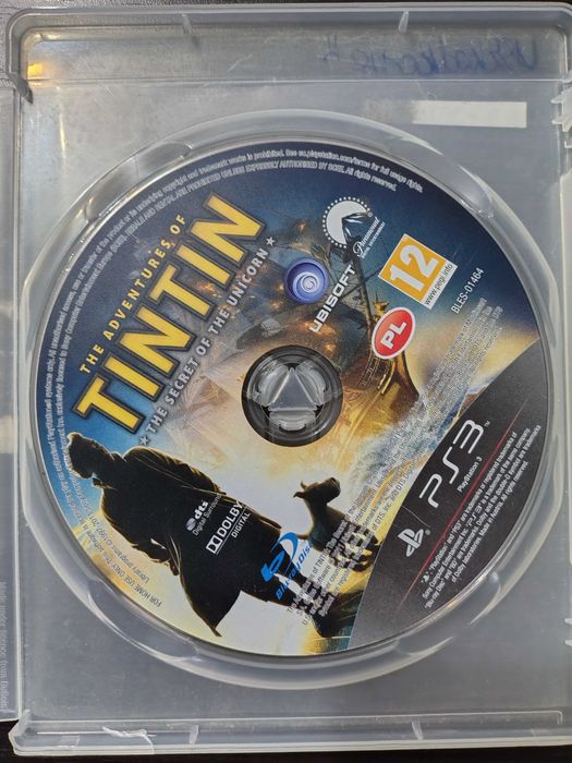 The Adventures of TinTin PlayStation 3 (PS3) pudełkowa